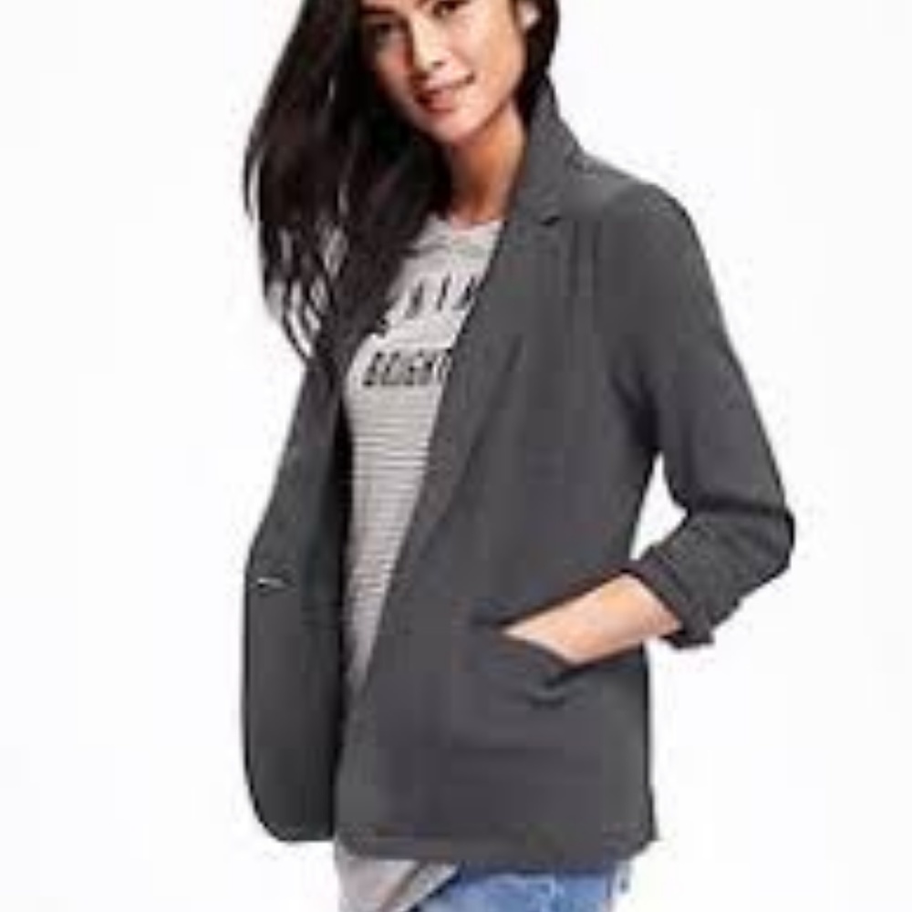 Gray blazer
